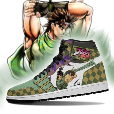 jojos bizarre adventure jordan sneakers joseph joestar anime shoes gearanime 4 - JoJo's Bizarre Adventure Merch