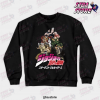 jojos bizarre adventure stardust crusaders v1 crewneck sweatshirt black s 799 - JoJo's Bizarre Adventure Merch