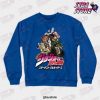 jojos bizarre adventure stardust crusaders v1 crewneck sweatshirt blue s 357 - JoJo's Bizarre Adventure Merch