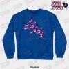 jojos menacing crewneck sweatshirt blue s 638 - JoJo's Bizarre Adventure Merch