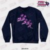 jojos menacing crewneck sweatshirt navy blue s 602 - JoJo's Bizarre Adventure Merch