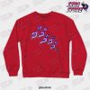 jojos menacing crewneck sweatshirt red s 734 - JoJo's Bizarre Adventure Merch