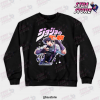 joseph jostar jojos bizarre adventure crewneck sweatshirt black s 896 - JoJo's Bizarre Adventure Merch