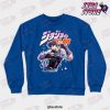 joseph jostar jojos bizarre adventure crewneck sweatshirt blue s 687 - JoJo's Bizarre Adventure Merch