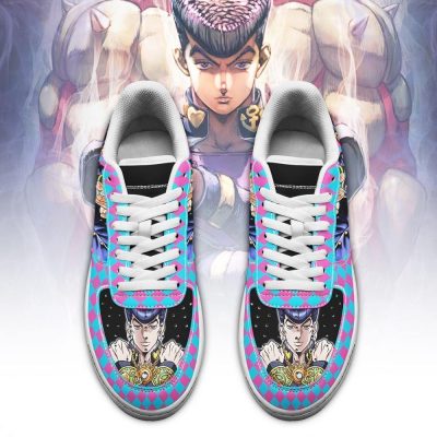 josuke higashikata air force sneakers jojo anime shoes fan gift idea pt06 gearanime 2 - JoJo's Bizarre Adventure Merch