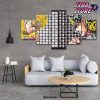 modular canvas 5pcs paintings home decor pictures jojo bizarre adventure modern printed posters for living room wall 519 - JoJo's Bizarre Adventure Merch