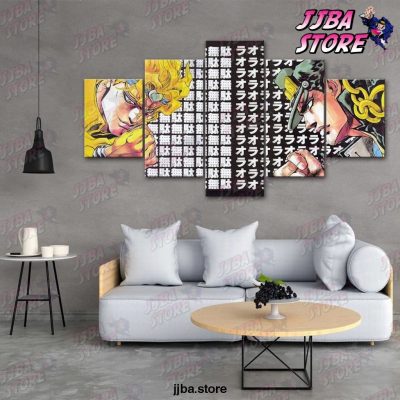 modular canvas 5pcs paintings home decor pictures jojo bizarre adventure modern printed posters for living room wall 519 - JoJo's Bizarre Adventure Merch