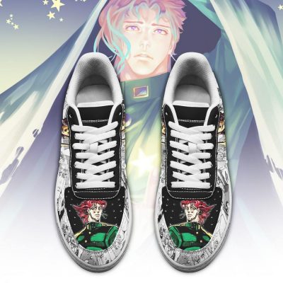 noriaki kakyoin air force sneakers manga style jojos anime shoes fan gift pt06 gearanime 2 - JoJo's Bizarre Adventure Merch
