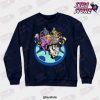 team bucciarati crewneck sweatshirt navy blue s 969 - JoJo's Bizarre Adventure Merch