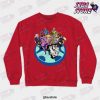 team bucciarati crewneck sweatshirt red s 550 - JoJo's Bizarre Adventure Merch