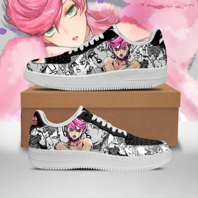 trish una air force sneakers manga style jojos anime shoes fan gift idea pt06 gearanime - JoJo's Bizarre Adventure Merch