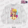 wpanime jojo goldenwind crewneck sweatshirt white s 901 - JoJo's Bizarre Adventure Merch