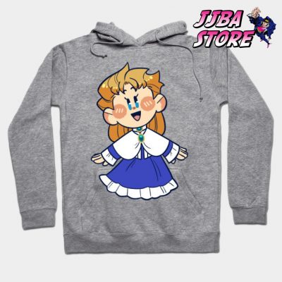 Jjba Chibi Erina Hoodie Gray / S