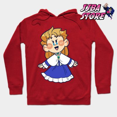 Jjba Chibi Erina Hoodie Red / S