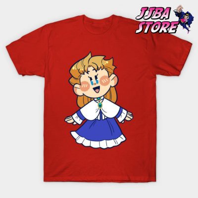 Jjba Chibi Erina T-Shirt Red / S