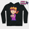 Jjba Chibi Giorno Hoodie Black / S