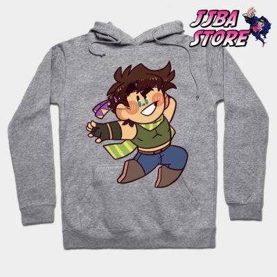 Jjba Chibi Joseph Hoodie Gray / S