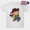 Jjba Chibi Joseph T-Shirt White / S