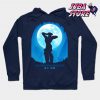 Jjba Josuke Higashikata Shadow Hoodie Navy Blue / S