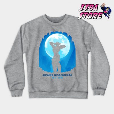 Jjba Josuke Higashikata Shadow Sweatshirt Gray / S