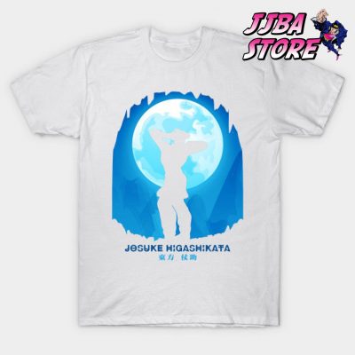 Jjba Josuke Higashikata Shadow T-Shirt White / S