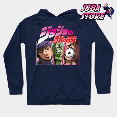 Jojos Hoodie Navy Blue / S