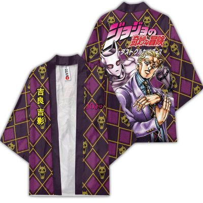 Yoshikage Kira Kimono Shirts Custom Anime JJBAs Merch Clothes