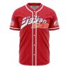 Golden Wind Squad JBA AOP Baseball Jersey FRONT Mockup - JoJo's Bizarre Adventure Store