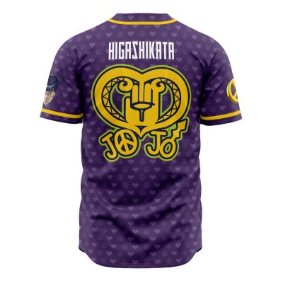 Josuke Shining Diamond JBA AOP Baseball Jersey BACK Mockup - JoJo's Bizarre Adventure Store