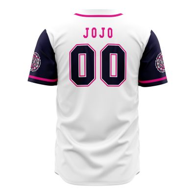 Passione Gang Golden Wind JBA AOP Baseball Jersey AOP Baseball Jersey BACK Mockup - JoJo's Bizarre Adventure Store