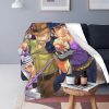 Anime Jojo s Bizarre Adventure Blanket Cover Jojos No Kimyou Na Bouken Flannel Throw Blankets Airplane - JoJo's Bizarre Adventure Merch