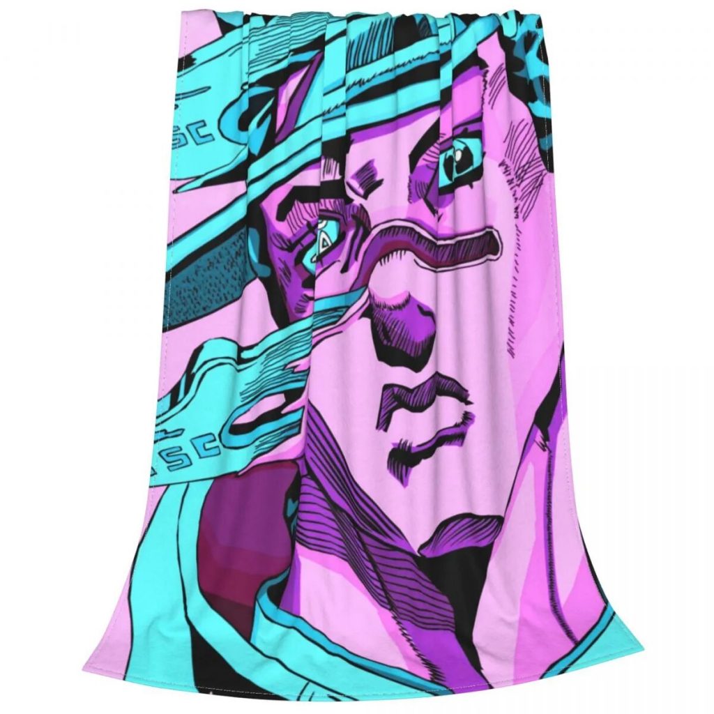 Dio Brando Blanket Anime Jojo s Bizarre Adventure Flannel Awesome Warm Throw Blankets for Coverlet All 3 - JoJo's Bizarre Adventure Merch