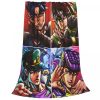 Jojo s Bizarre Adventure Blanket Higashikata Jousuke Kuujou Joutarou Joestar Joseph Fleece Throw Blanket for Bedding 3 - JoJo's Bizarre Adventure Merch