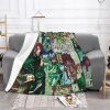 Jojo s Bizarre Adventure Blankets Joestar Joseph Anime Flannel Throw Blankets Airplane Travel Portable Lightweight Bedspread 1 - JoJo's Bizarre Adventure Merch