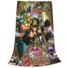 Jojo s Bizarre Adventure Dio Blankets Flannel Anime Jojos No Kimyou Na Bouken Soft Throw Blankets 3 - JoJo's Bizarre Adventure Merch