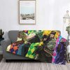 Joseph Joestar Kujo Jotaro Dio Brando Kakyoin Noriaki Blankets Anime Jojo s Bizarre Adventure Wool Throw - JoJo's Bizarre Adventure Merch