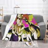 Kujo Jotaro Anime Flannel Throw Blankets Jojo s Bizarre Adventure Blankets for Bed Bedroom Warm Quilt 1 - JoJo's Bizarre Adventure Merch