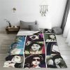 Lisa Japanese Anime Flannel Blankets Jojo s Bizarre Adventure Awesome Throw Blankets for Sofa Bedding Lounge 1 - JoJo's Bizarre Adventure Merch