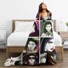 Lisa Japanese Anime Flannel Blankets Jojo s Bizarre Adventure Awesome Throw Blankets for Sofa Bedding Lounge 2 - JoJo's Bizarre Adventure Merch