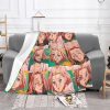 Reimi Sugimoto Blankets Anime Jojo s Bizarre Adventure Flannel Throw Blanket Home Couch Personalised Lightweight Bedspreads 1 - JoJo's Bizarre Adventure Merch