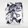 jotaro kujo from jojos bizarre adventure affected by whitesnake shower curtains - JoJo's Bizarre Adventure Merch