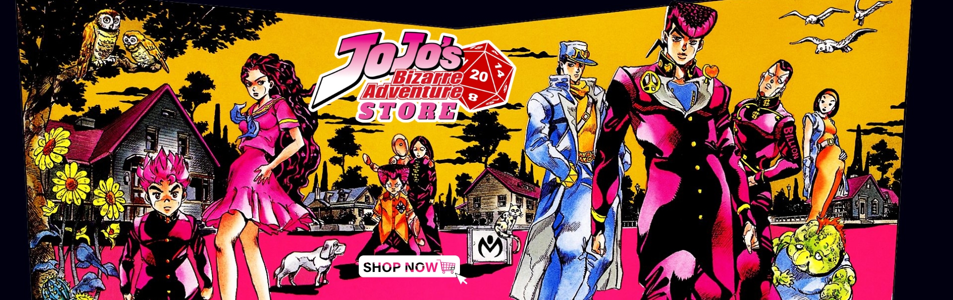 Jojos Bizarre Adventure Store Banner - JoJo's Bizarre Adventure Store